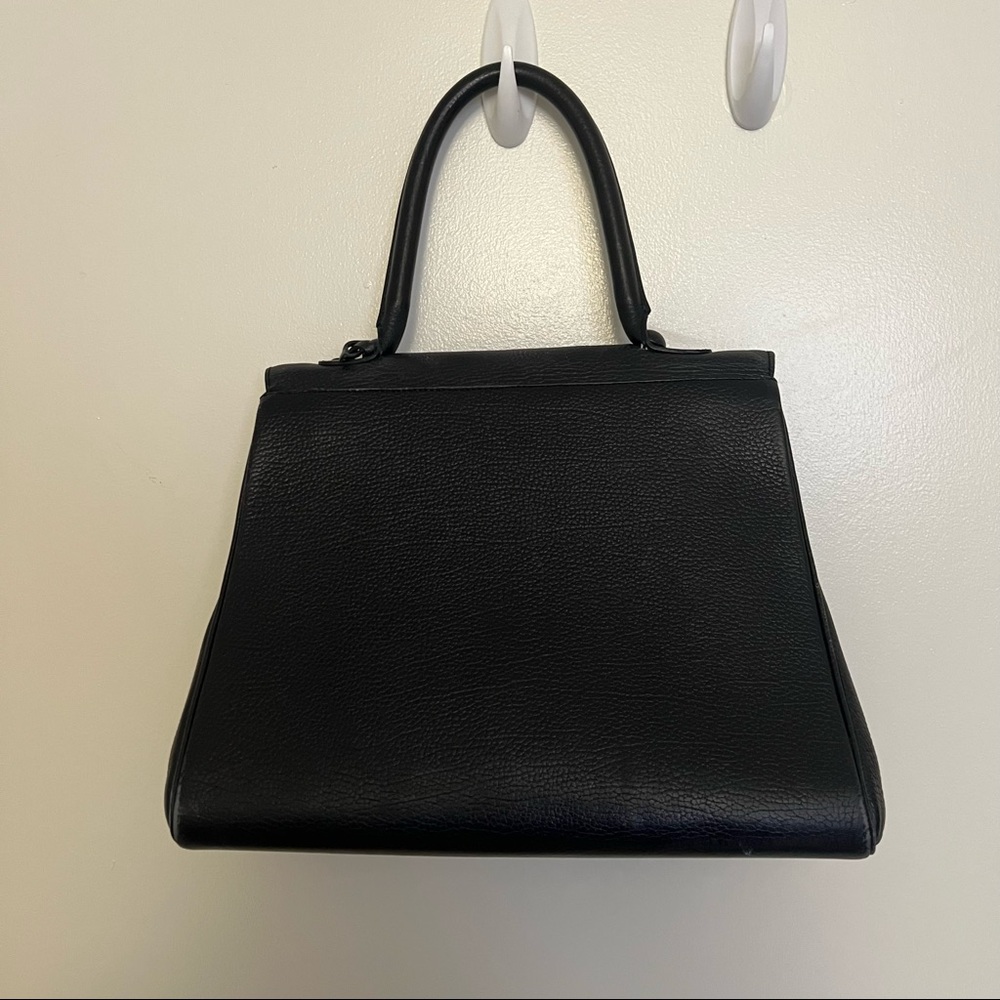 Delvaux Navy Blue Leather Brillant Handbag - Picture 3 of 11